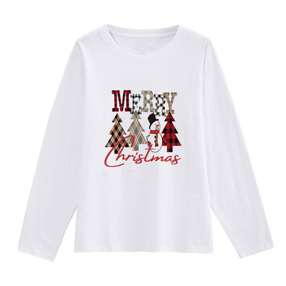 Hello Christmas Ladies White T-Shirt L